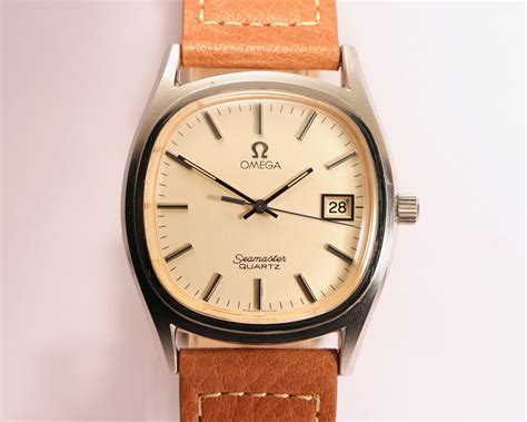 omega watch quartz with date|omega quartz watch vintage.